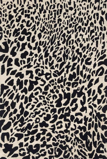 Loloi - Masai Black / Ivory 5-0in x 7-6in Area Rug - MASAMAS-02BLIV5076 veiw 1