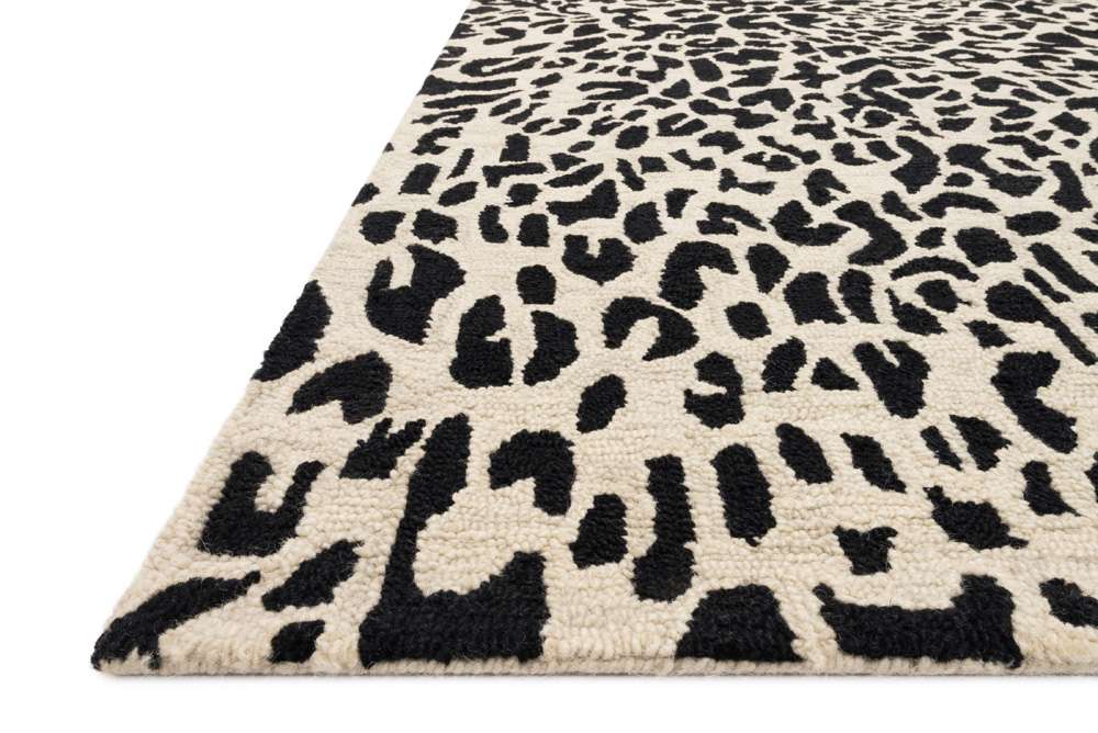 Loloi - Masai Black / Ivory 5-0in x 7-6in Area Rug - MASAMAS-02BLIV5076 veiw 3