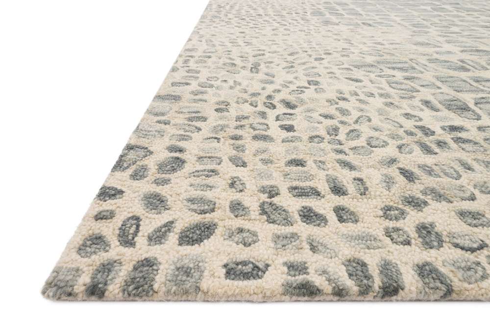 Loloi - Masai Silver Grey / Ivory 7-9in x 9-9in Area Rug - MASAMAS-03SYIV7999 veiw 2