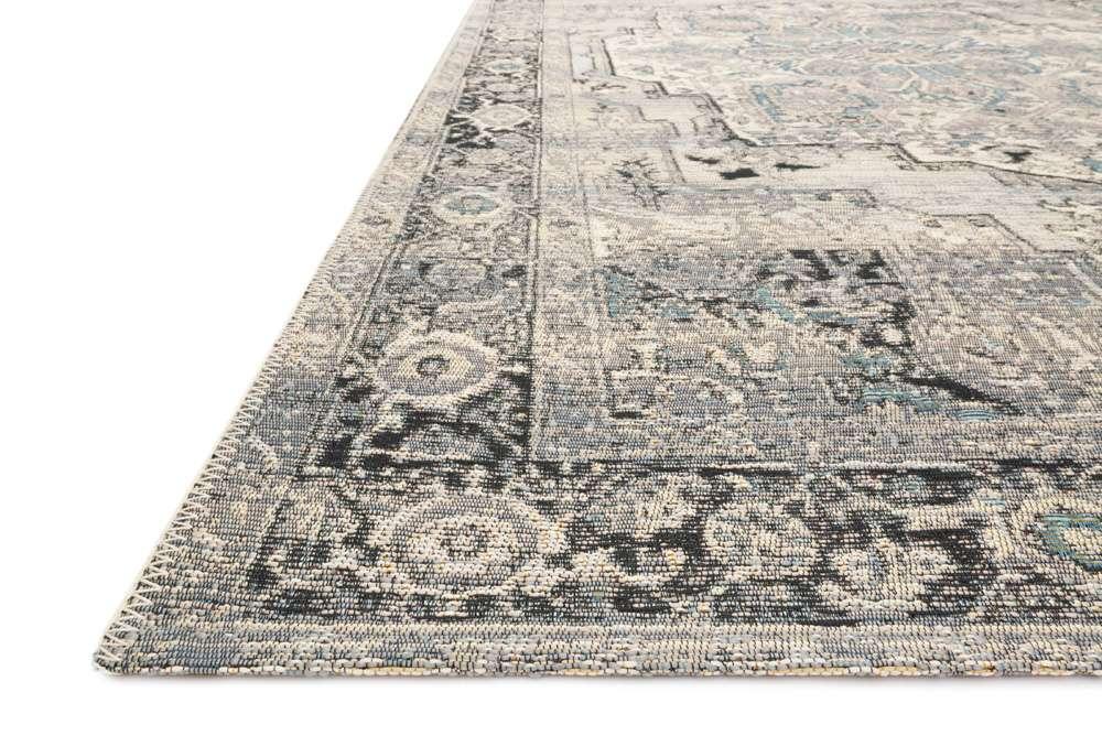 Loloi - Mika Grey / Blue 10-6in x 13-9in Area Rug - MIKAMIK-01GYBBA6D9 veiw 2