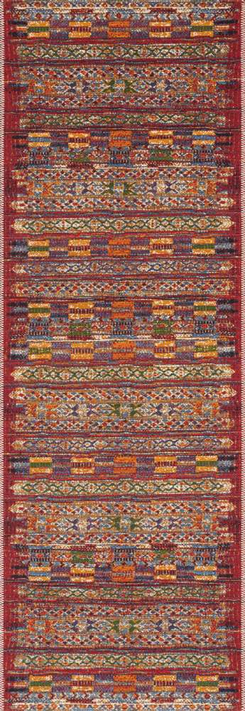 Loloi - Mika Red / Multi 2-5in x 7-8in Runner Rug - MIKAMIK-09REML2578 veiw 1