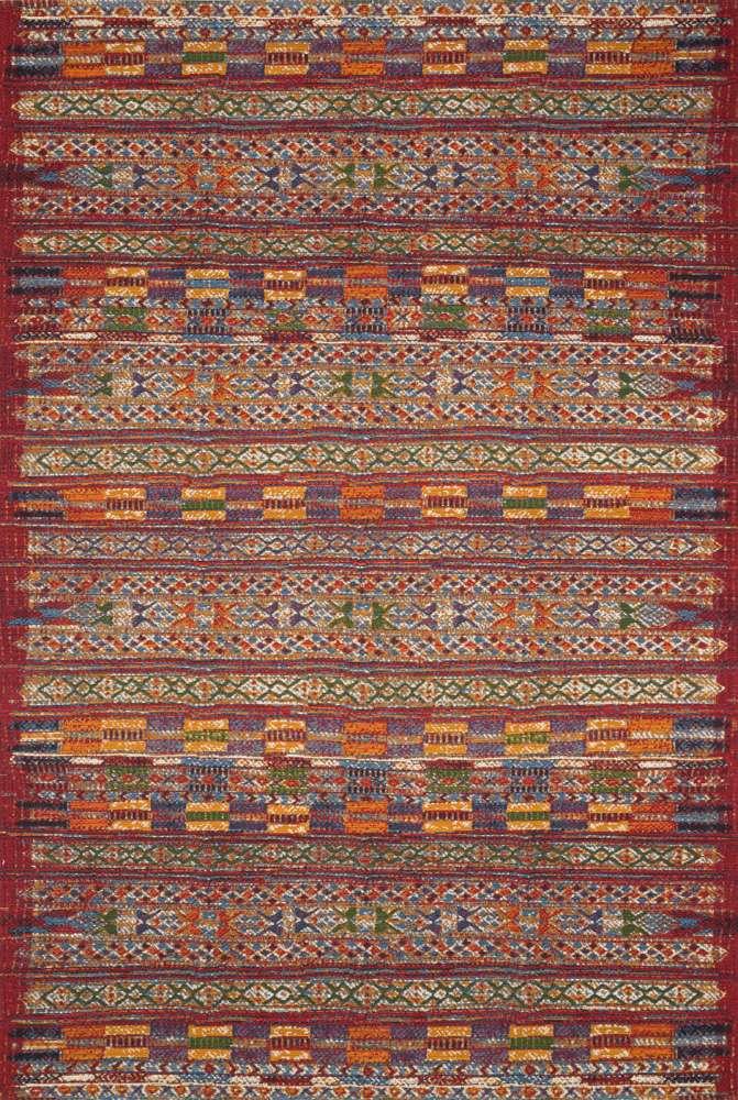 Loloi - Mika Red / Multi 6-7in x 9-4in Area Rug - MIKAMIK-09REML6794 veiw 1
