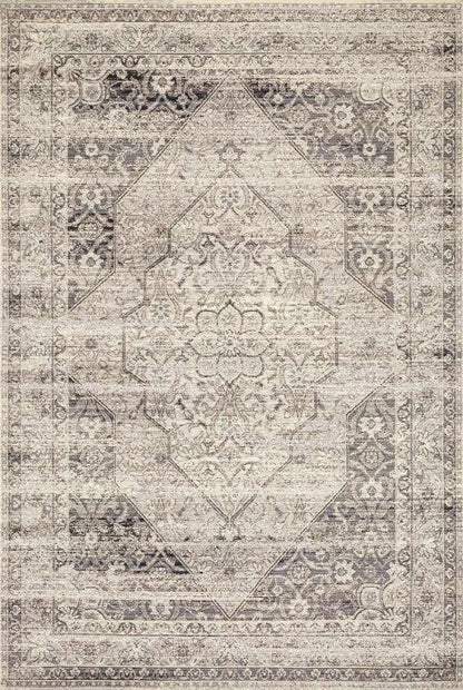 Loloi - Mika Stone / Ivory 6-7in x 9-4in Area Rug - MIKAMIK-12SNIV6794 veiw 1