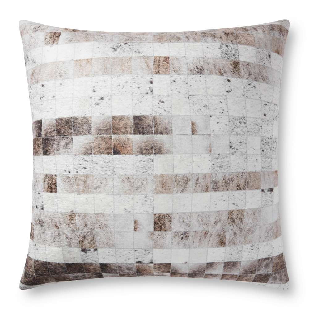 Loloi - P0900 Grey / Multi 3 x 3 Pillow - PFL1P0900GYMLPI36 veiw 3