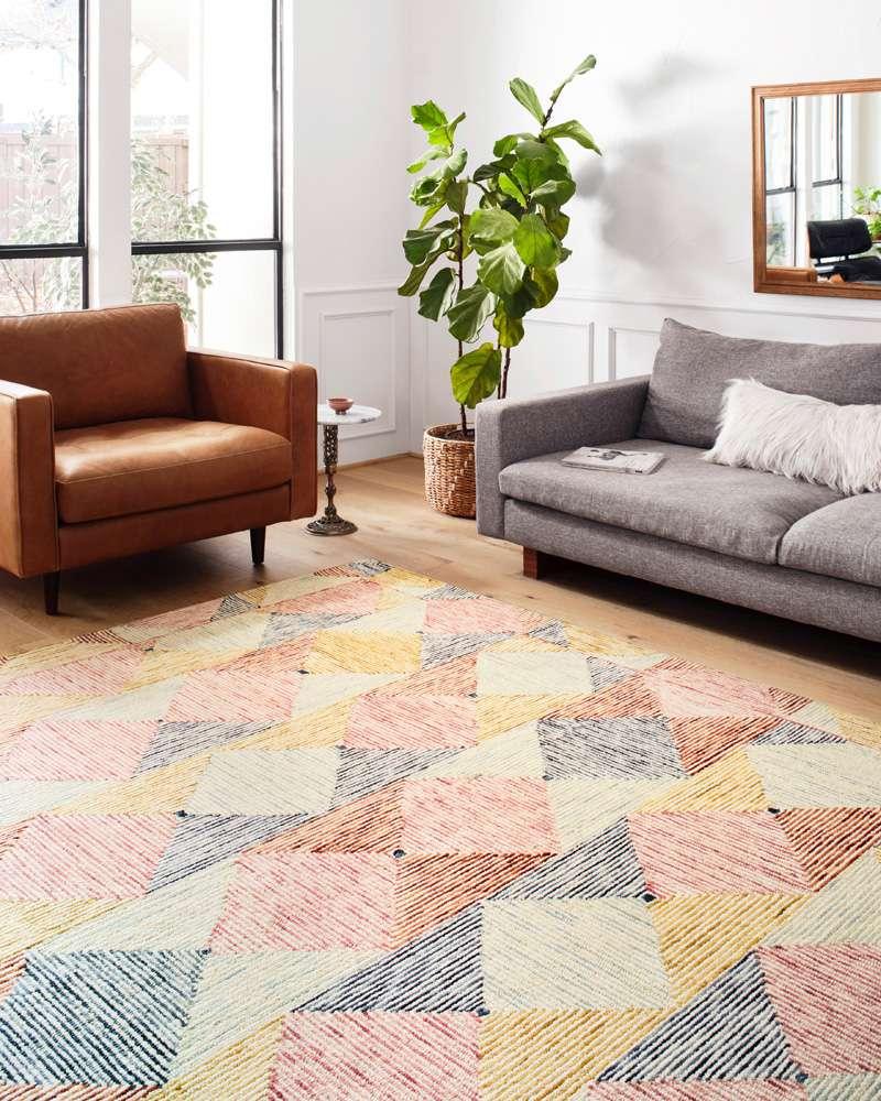 Loloi - Spectrum Ivory / Multi 3-6in x 5-6in Accent Rug - SPECSPE-01IVML3656 veiw 2