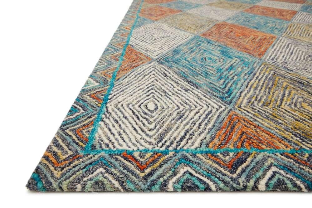 Loloi - Spectrum Sunset / Ocean 7-9in x 9-9in Area Rug - SPECSPE-02SSOC7999 veiw 5