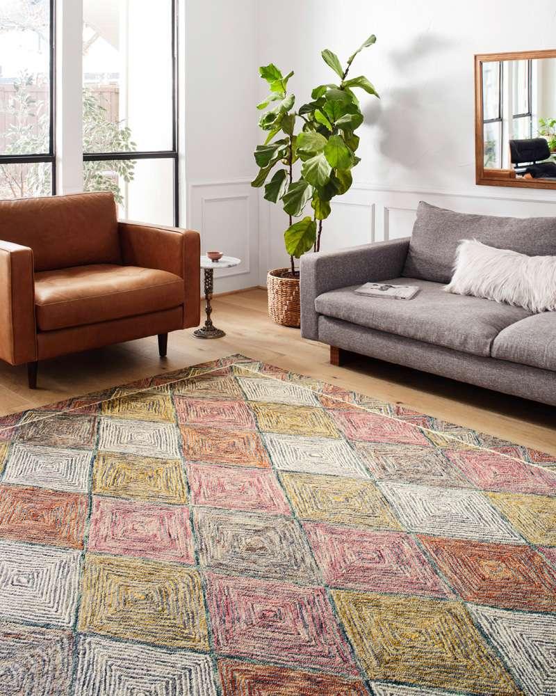 Loloi - Spectrum Turquoise / Fiesta 9-3in x 13 Area Rug - SPECSPE-02TQFD93D0 veiw 2