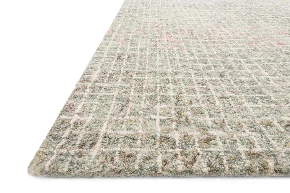 Loloi - Tatum Grey / Blush 18in x 18in Sample Rug - TATUTW-04GYBH160S veiw 2