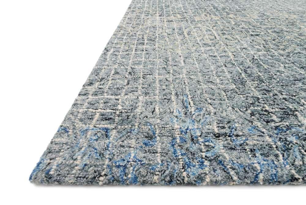 Loloi - Tatum Ink / Blue 18in x 18in Sample Rug - TATUTW-04IKBB160S veiw 2