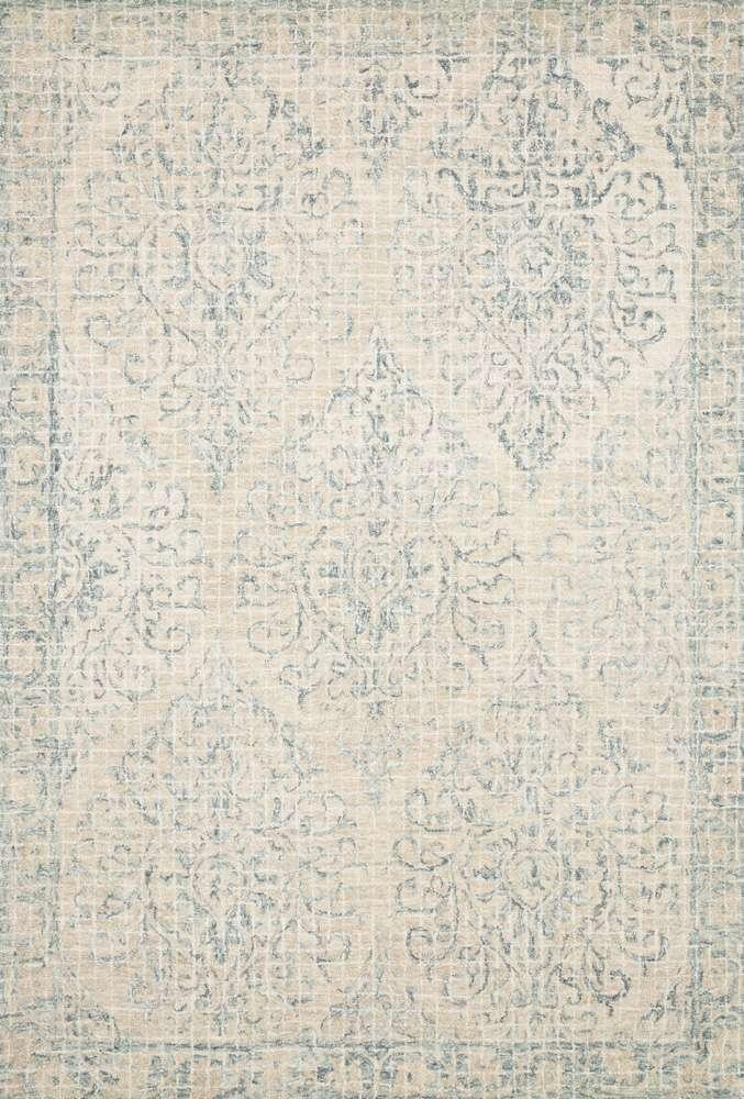 Loloi - Tatum Natural / Sky 18in x 18in Sample Rug - TATUTW-05NASC160S veiw 1