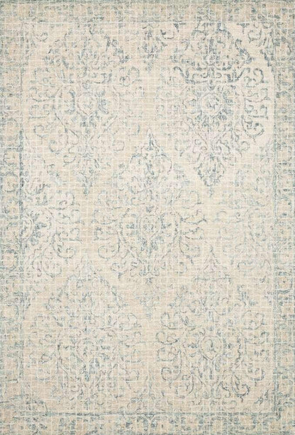 Loloi - Tatum Natural / Sky 18in x 18in Sample Rug - TATUTW-05NASC160S veiw 1