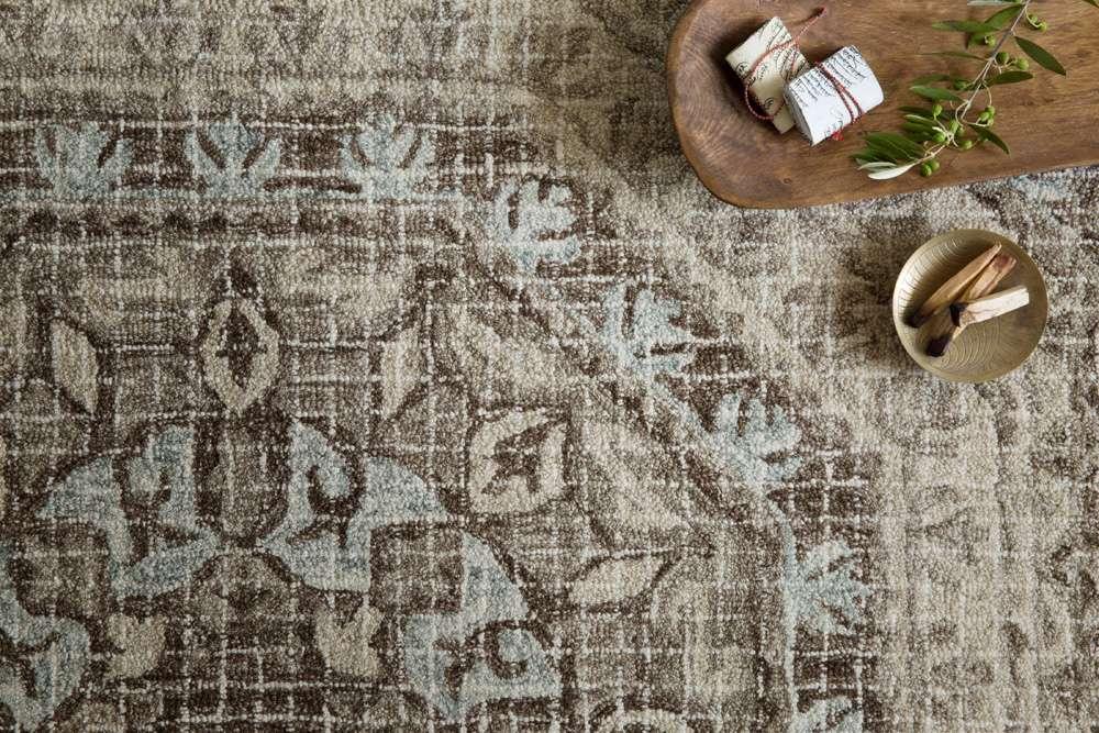 Loloi - Tatum Stone / Blue 9-3in x 13 Area Rug - TATUTW-02SNBB93D0 veiw 4