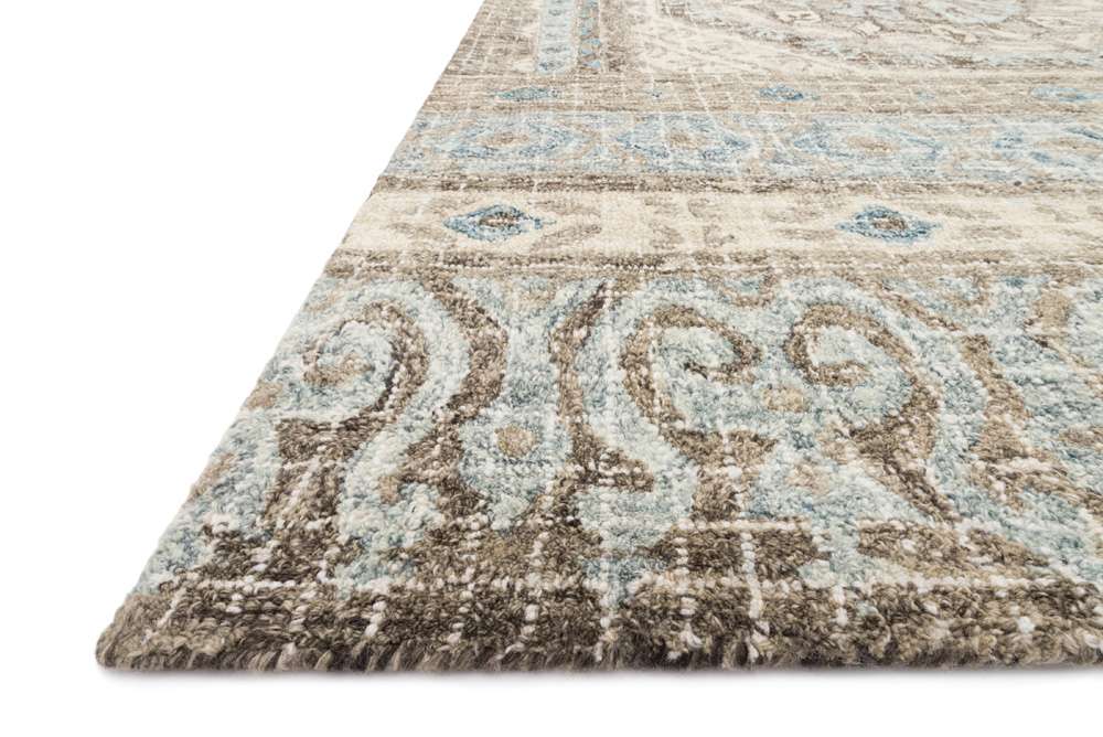 Loloi - Tatum Stone / Blue 9-3in x 13 Area Rug - TATUTW-02SNBB93D0 veiw 6