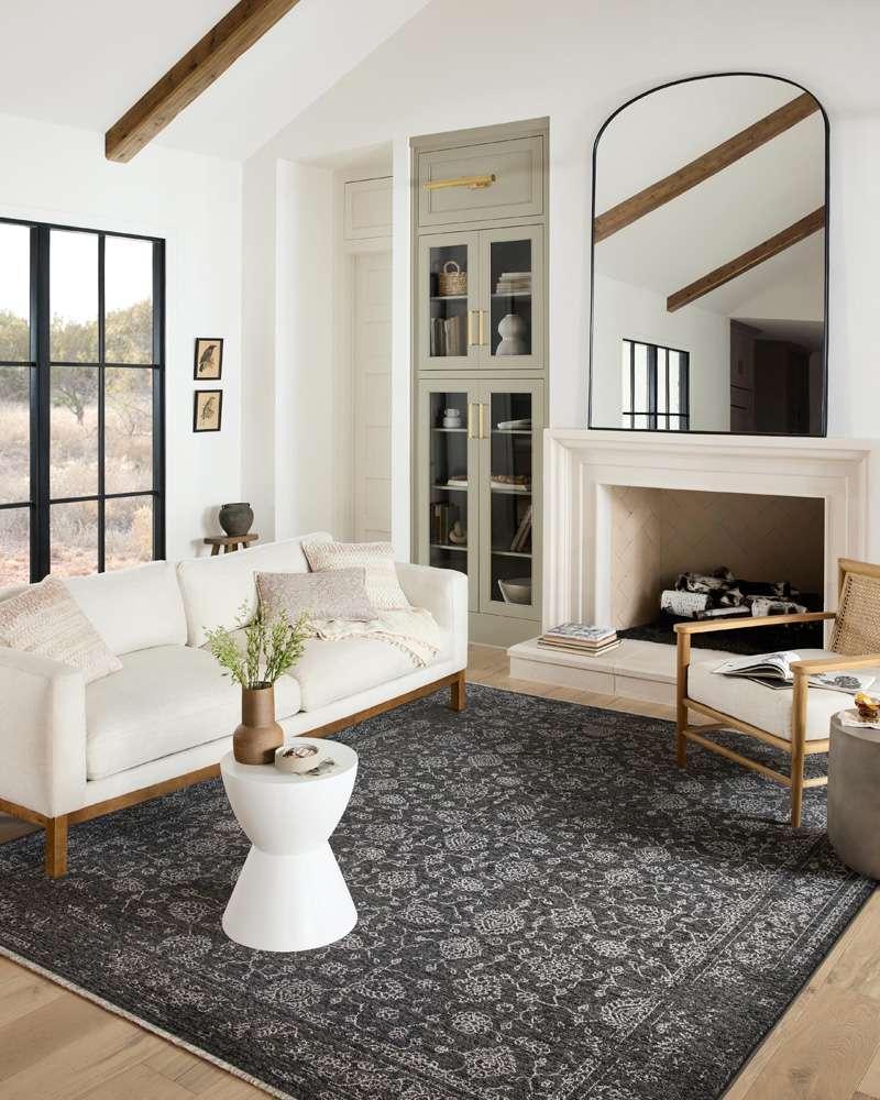 Loloi - Vance Charcoal / Dove 18in x 18in Sample Rug - VANCVAN-09CCDV160S veiw 2