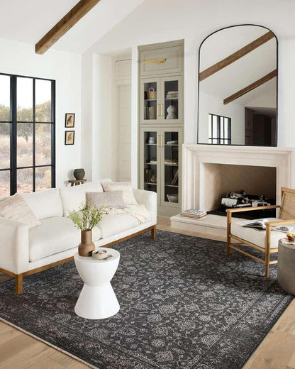 Loloi - Vance Charcoal / Dove 18in x 18in Sample Rug - VANCVAN-09CCDV160S veiw 2