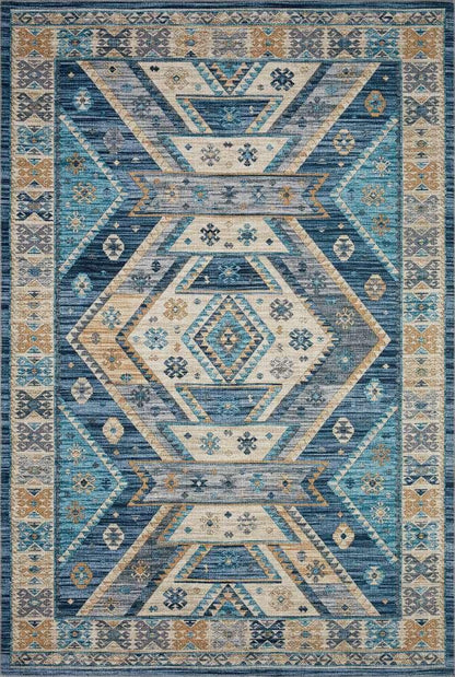Loloi - Zion Ocean / Gold 18in x 18in Sample Rug - ZIONZIO-02OCGO160S veiw 1