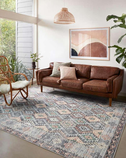 Loloi - Zion Grey / Multi 3-6in x 5-6in Accent Rug - ZIONZIO-01GYML3656 veiw 2