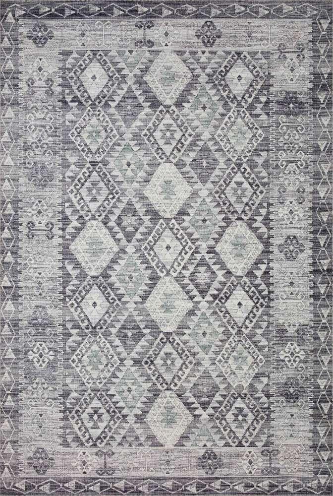 Loloi - Zion Charcoal / Slate 5-0in x 7-6in Area Rug - ZIONZIO-03CCSL5076 veiw 1