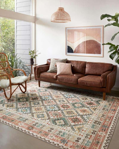 Loloi - Zion Ivory / Multi 7-6in x 9-6in Area Rug - ZIONZIO-04IVML7696 veiw 2