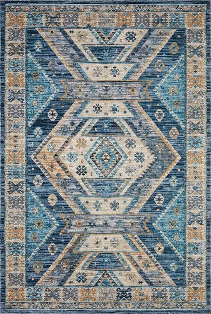 Loloi - Zion Ocean / Gold 8-6in x 11-6in Area Rug - ZIONZIO-02OCGO86B6 veiw 1