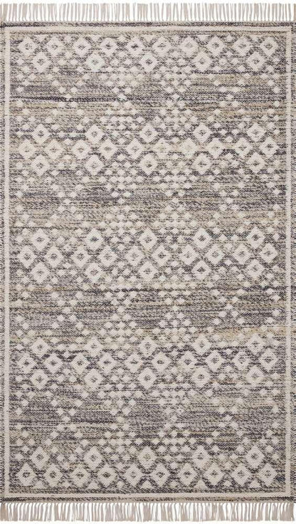 Angela Rose x Loloi - Rivers Denim / Ivory 18in x 18in Sample Rug - RIVRRIV-01DEIV160S veiw 1