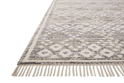 Angela Rose x Loloi - Rivers Denim / Ivory 18in x 18in Sample Rug - RIVRRIV-01DEIV160S veiw 3