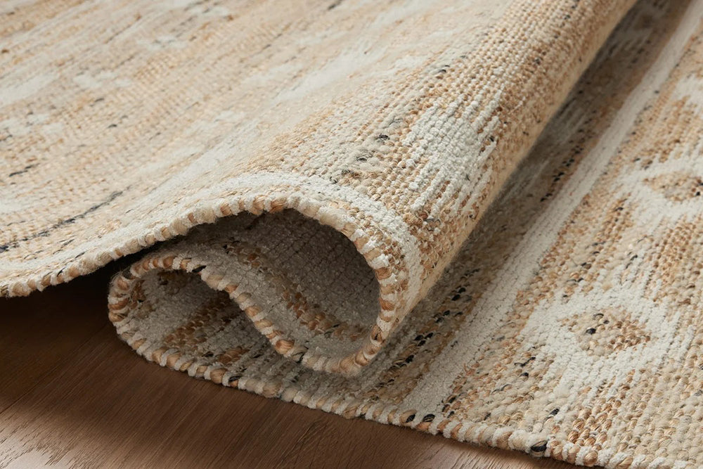 Angela Rose x Loloi - Rivers Natural / Ivory 18in x 18in Sample Rug - RIVRRIV-04NAIV160S view 7