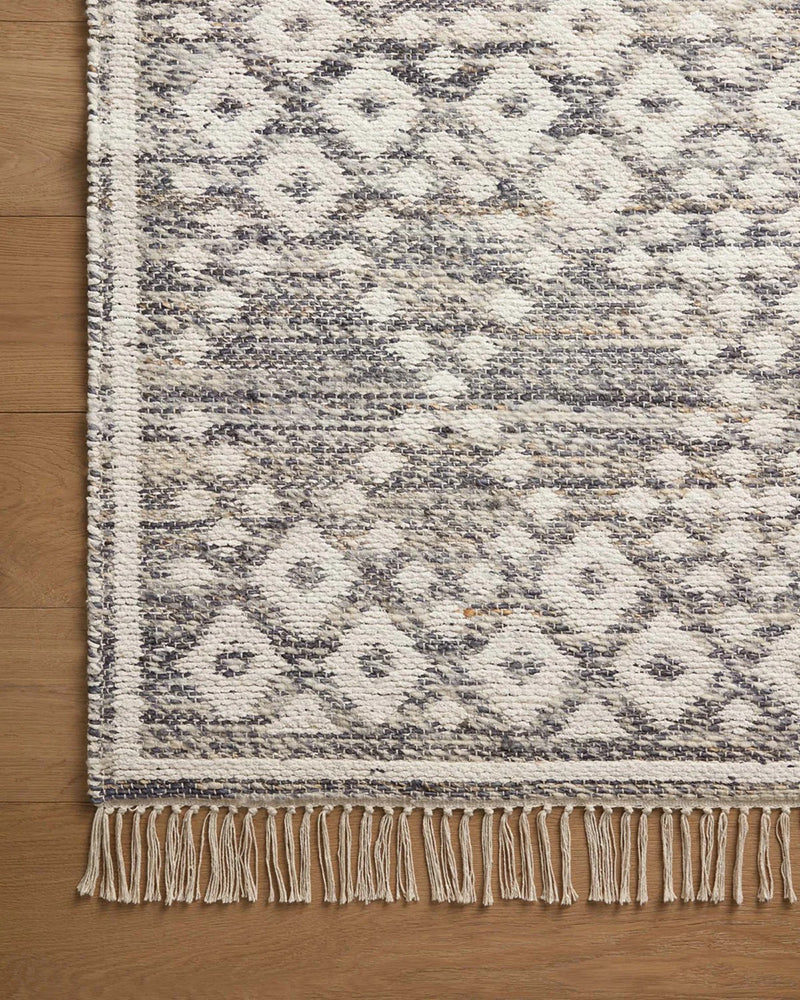 Angela Rose x Loloi - Rivers Denim / Ivory 2-6in x 7-6in Runner Rug - RIVRRIV-01DEIV2676 view 3