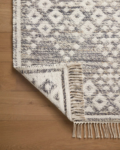 Angela Rose x Loloi - Rivers Denim / Ivory 3-6in x 5-6in Accent Rug - RIVRRIV-01DEIV3656 view 4