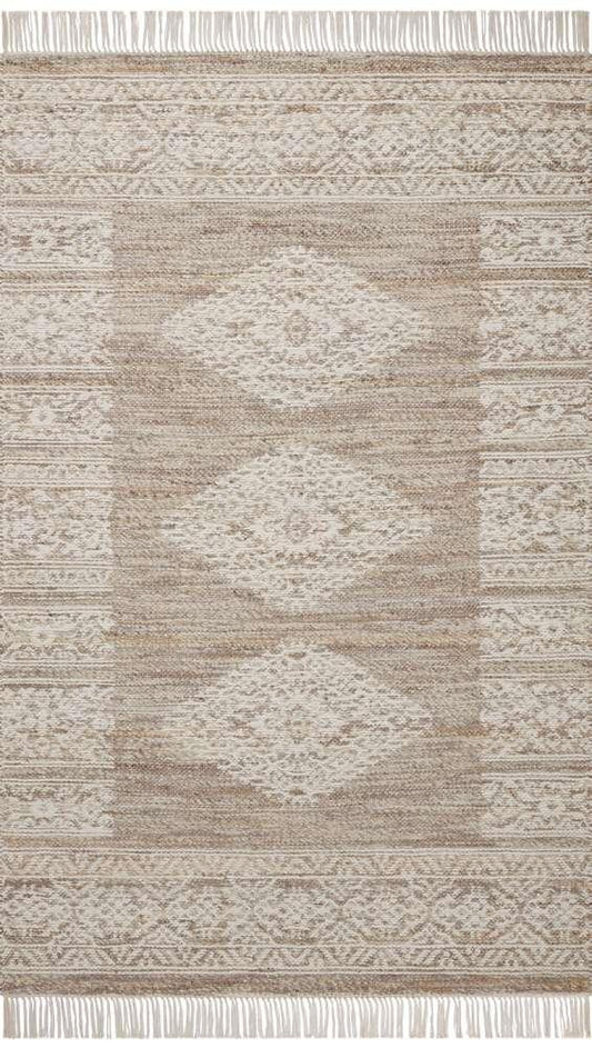 Angela Rose x Loloi - Rivers Lilac / Ivory 5-0in x 7-6in Area Rug - RIVRRIV-05LIIV5076 veiw 1