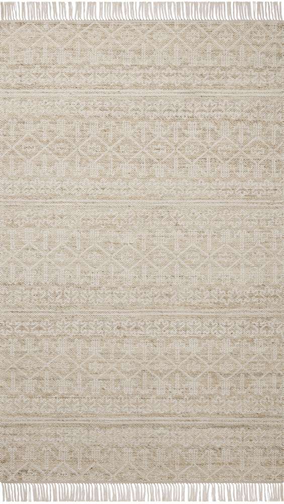 Angela Rose x Loloi - Rivers Sand / Ivory 7-9in x 9-9in Area Rug - RIVRRIV-03SAIV7999 veiw 1