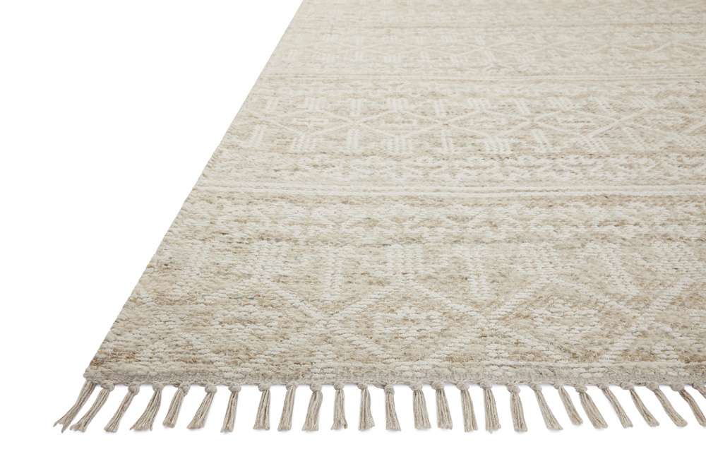 Angela Rose x Loloi - Rivers Sand / Ivory 7-9in x 9-9in Area Rug - RIVRRIV-03SAIV7999 veiw 3