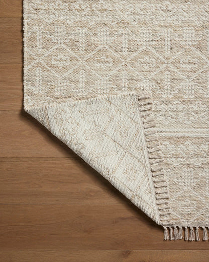 Angela Rose x Loloi - Rivers Sand / Ivory 7-9in x 9-9in Area Rug - RIVRRIV-03SAIV7999 view 4