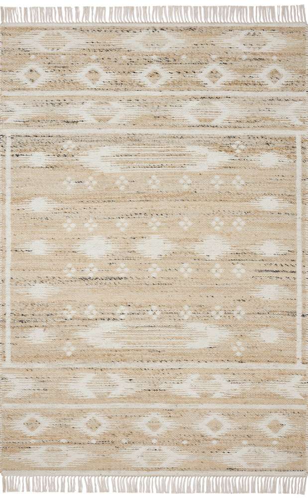 Angela Rose x Loloi - Rivers Natural / Ivory 8-6in x 11-6in Area Rug - RIVRRIV-04NAIV86B6 veiw 1