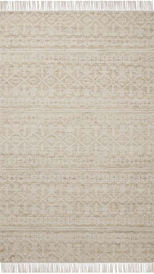 Angela Rose x Loloi - Rivers Sand / Ivory 8-6in x 11-6in Area Rug - RIVRRIV-03SAIV86B6 veiw 1