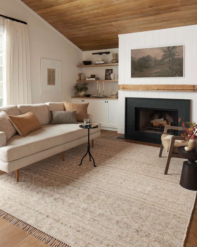 Angela Rose x Loloi - Rivers Sand / Ivory 8-6in x 11-6in Area Rug - RIVRRIV-03SAIV86B6 veiw 2