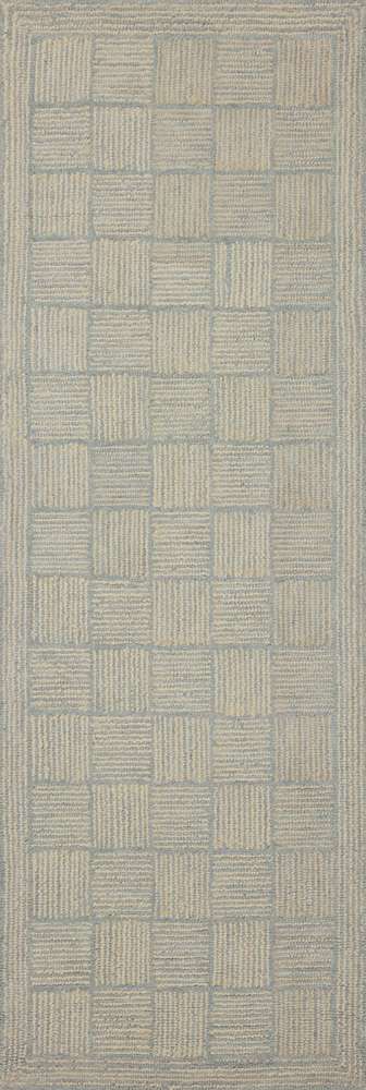Chris Loves Julia x Loloi - Francis Silver / Sky 2-6in x 7-6in Runner Rug - FRASFRA-03SISC2676 veiw 1