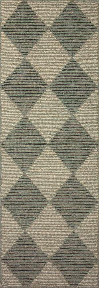 Chris Loves Julia x Loloi - Francis Spa / Granite 2-6in x 7-6in Runner Rug - FRASFRA-01SPGN2676 veiw 1