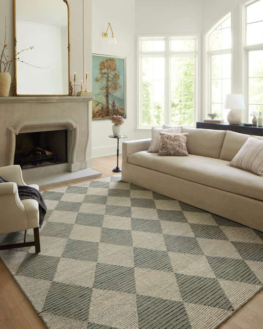 Chris Loves Julia x Loloi - Francis Spa / Granite 5-0in x 7-6in Area Rug - FRASFRA-01SPGN5076 veiw 2