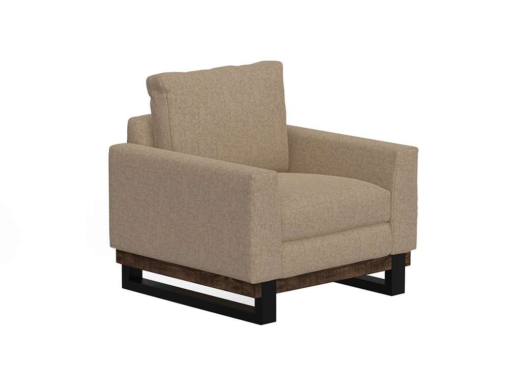 IFD - Blackburn - Metal & Wood Base, Armchair - IUP778-ACH-152 veiw 1