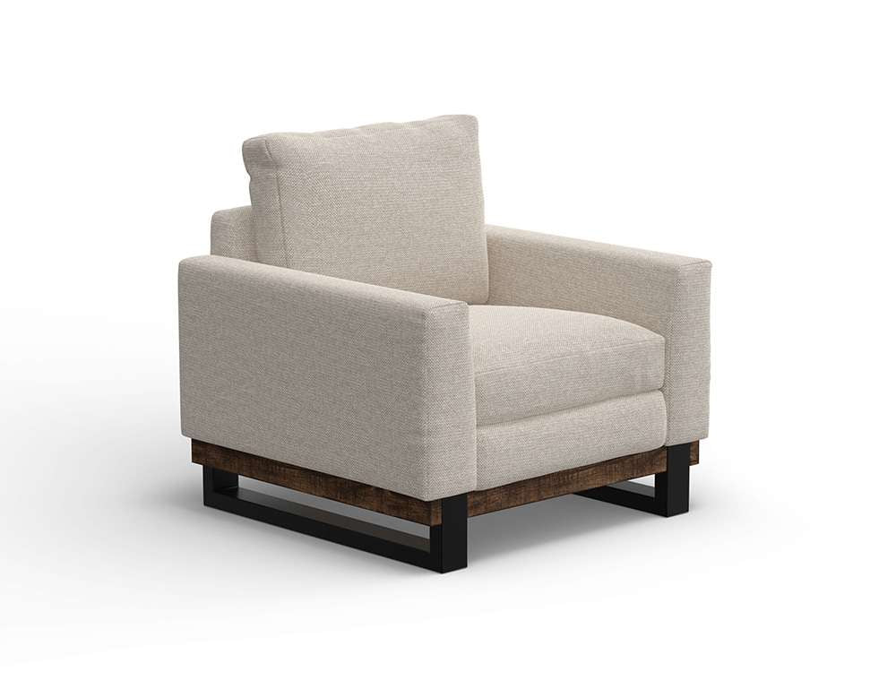 IFD - Blackburn - Metal & Wood Base, Armchair - IUP778-ACH-161 veiw 1