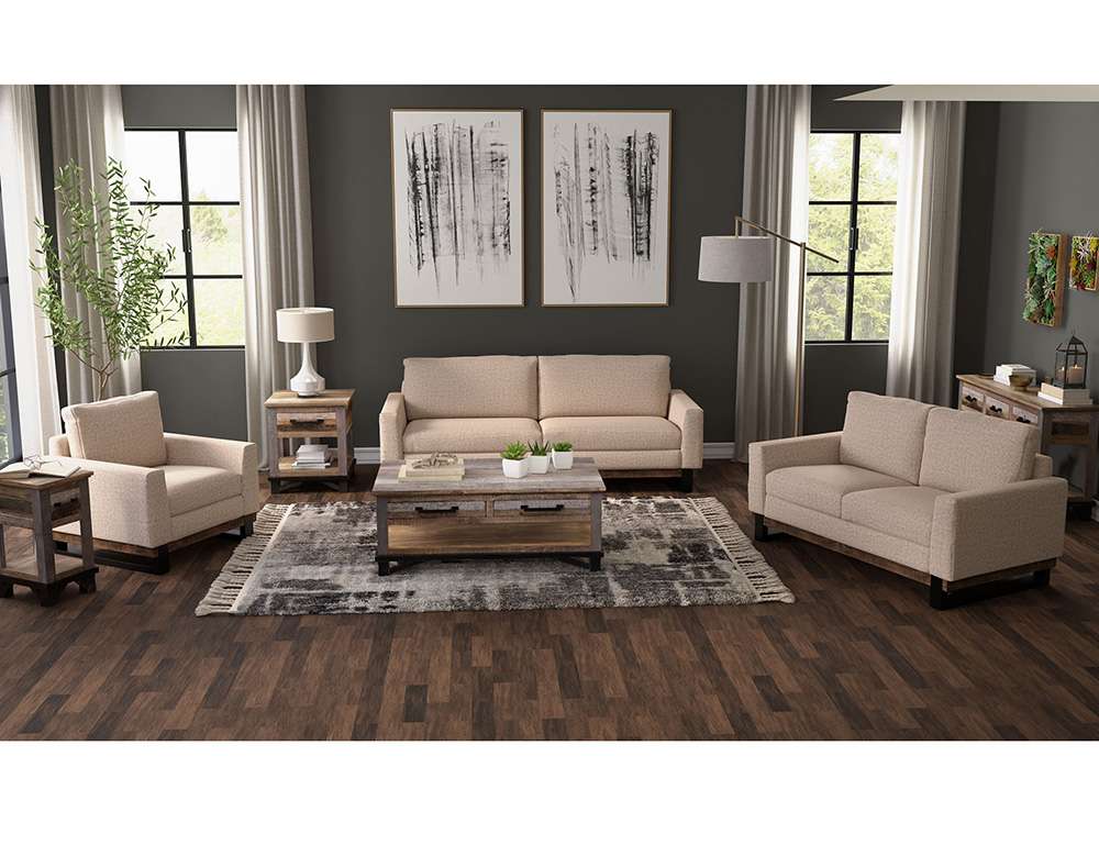 IFD - Blackburn - Metal & Wood Base, Sofa - IUP778-SOF-175 veiw 2