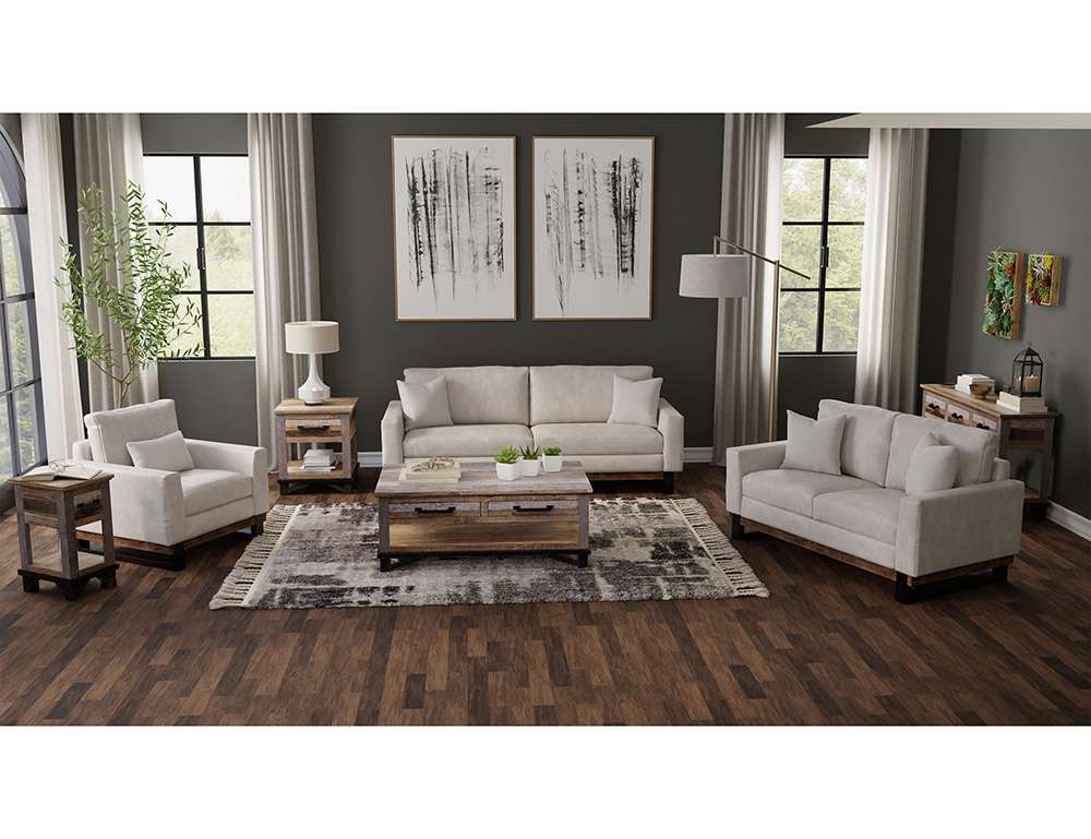 IFD - Blackburn - Metal & Wood Base, Sofa - IUP778-SOF-210 veiw 2