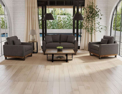 IFD - Mita - Metal & Wood Base, Loveseat - IUP241-LOV-121 veiw 2