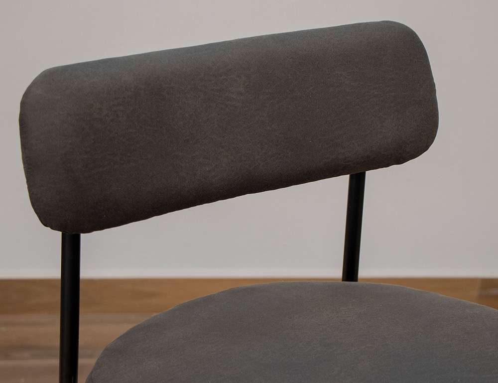IFD - Salamanca - Wooden Frame & Metal Base, 30in Upholstered Barstool - IUP801-BST30-211 veiw 3