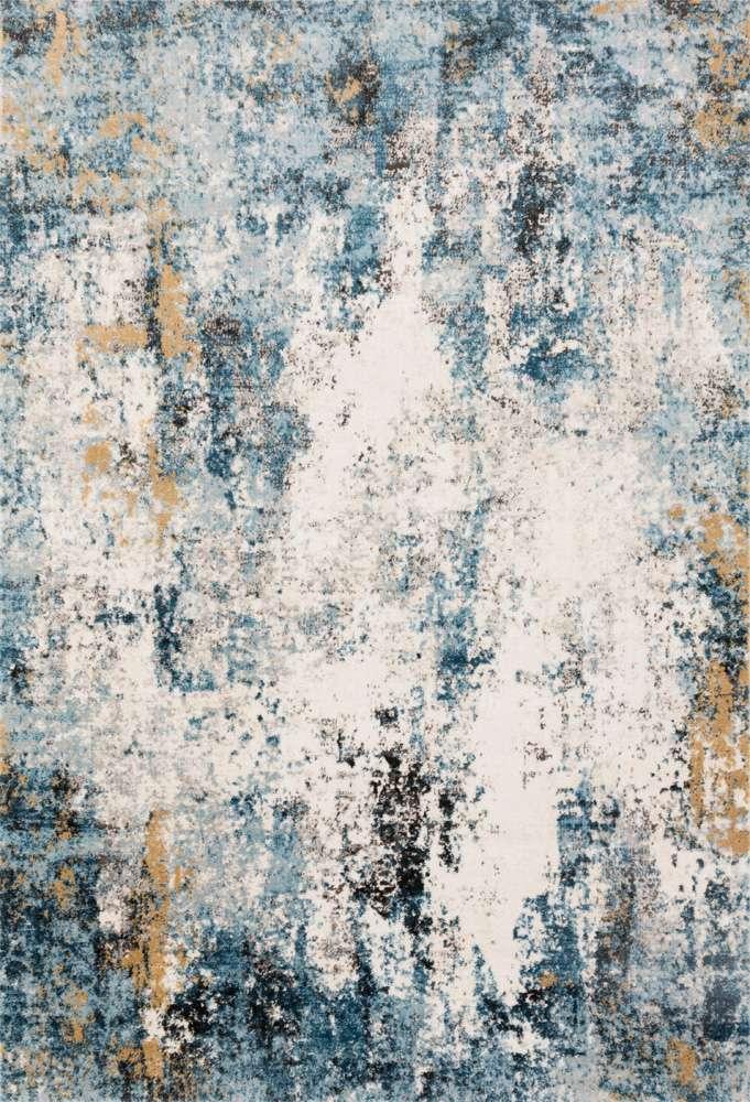 Loloi - Alchemy Denim / Ivory 18in x 18in Sample Rug - ALCHALC-05DEIV160S veiw 1