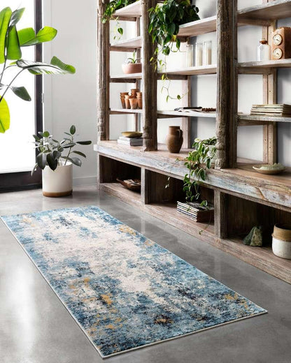 Loloi - Alchemy Denim / Ivory 18in x 18in Sample Rug - ALCHALC-05DEIV160S veiw 3
