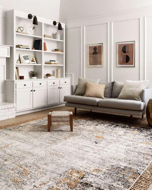 Loloi - Alchemy Granite / Gold 3-4in x 5-7in Accent Rug - ALCHALC-02GNGO3457 veiw 2