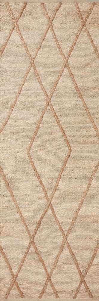 Loloi - Bodhi Ivory / Natural 2-6in x 7-6in Runner Rug - BODIBOD-02IVNA2676 veiw 1