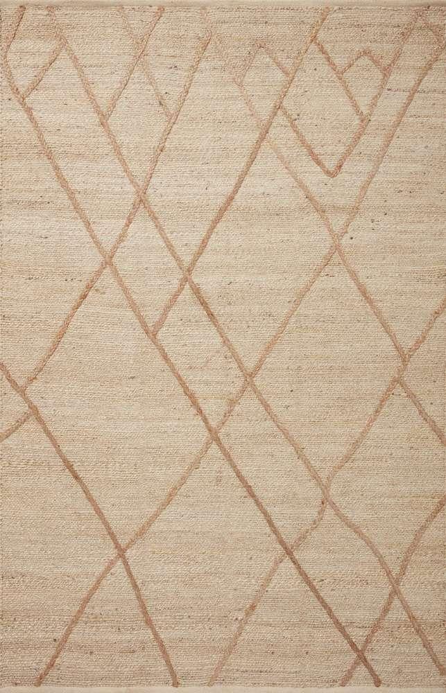 Loloi - Bodhi Ivory / Natural 7-9in x 9-9in Area Rug - BODIBOD-01IVNA7999 veiw 1